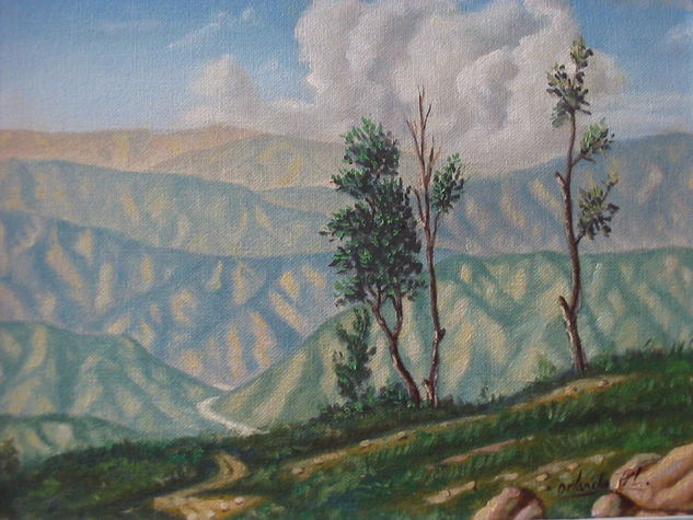 CAÑON DEL CHICAMOCHA Oil Canvas Landscaping