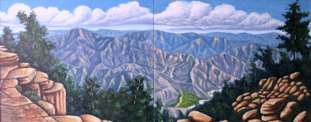 CAÑON DEL CHICAMOCHA Oil Canvas Landscaping