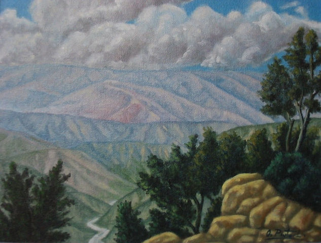 CAÑON DEL CHICAMOCHA Oil Canvas Landscaping