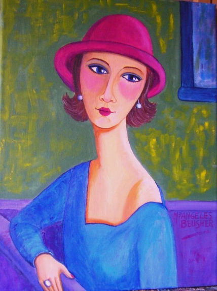 Mujer con sombrero