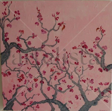 Arbol frutal en flor