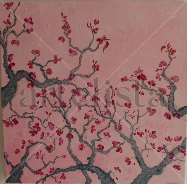 arbol frutal en flor