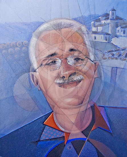 RETRATO DE D. JOSÉ CASTILLO Acrylic Panel Portrait