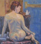 dona d'esquena