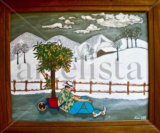 Nostalgia Acrylic Canvas Landscaping