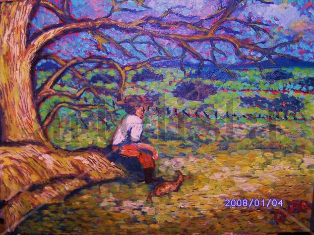 gauchito Oil Canvas Landscaping