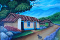LA CASONA DE SANTA ROSA. PINTURA DE PICO