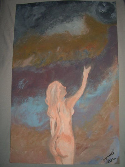 antonia Oil Card Nude Paintings