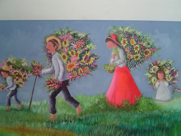 MAESTRO DE ILUSIONES Óleo Lienzo Paisaje