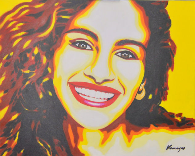 Pretty Woman Acrylic Canvas Portrait