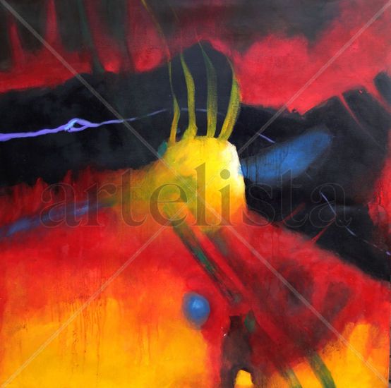 rojo caribe Oil Canvas Others