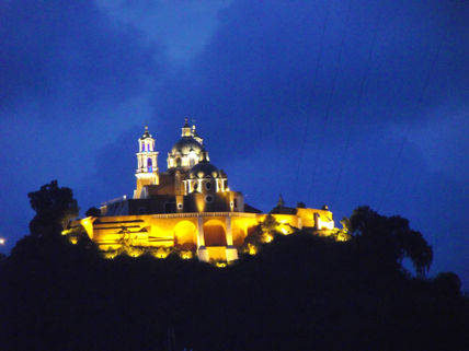 Atardecer en cholula