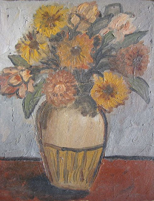 jarron con flores