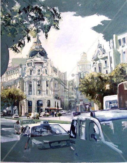 madrid II Oil Canvas Landscaping