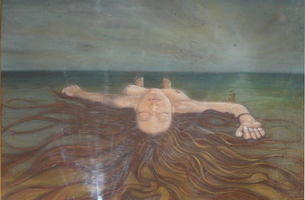 "Decanso en la playa"