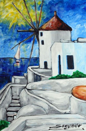 SANTORINI Acrylic Panel Landscaping