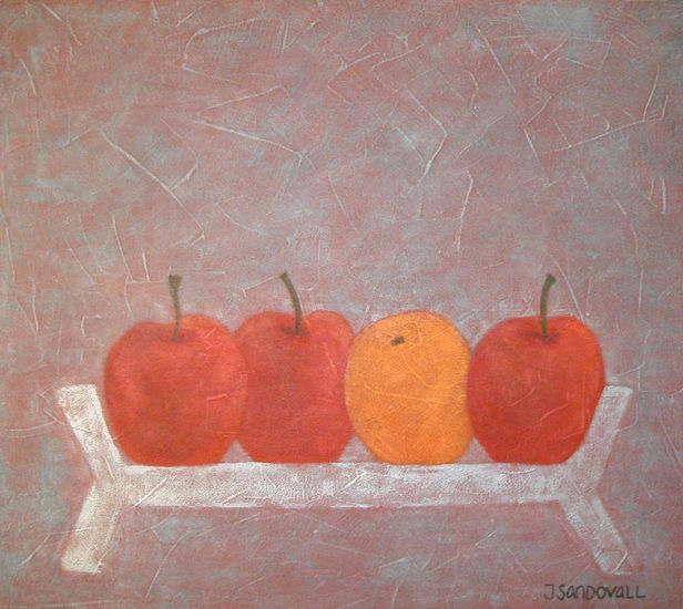 Manzanas Acrylic Canvas Still Life Paintings