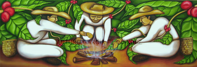 El Sabor Del Campo Oil Canvas Others