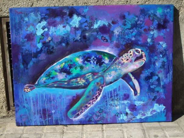 tortuga Oil Canvas Landscaping