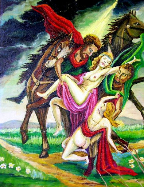 El rapto de las hijas de Leucipio