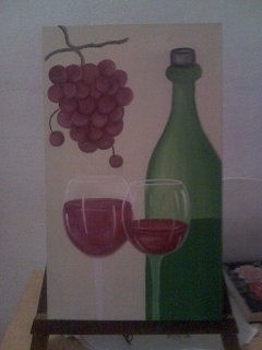 Vino y uvas