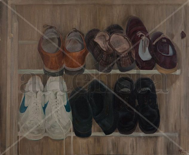 ZAPATOS Oil Canvas Still Life Paintings