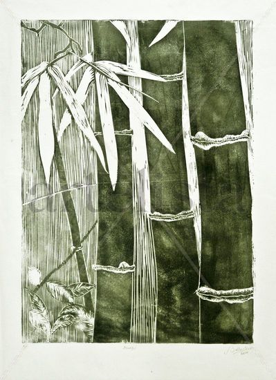 Bambu Linocut