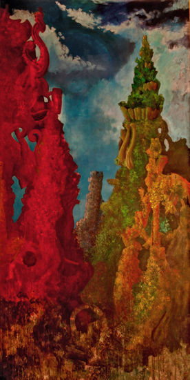 Oda a Max Ernst Acrylic Canvas Landscaping