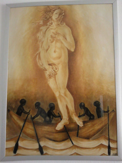 Un refugio Oil Canvas Nude Paintings