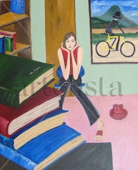 Vida Universitaria Oil Canvas Others