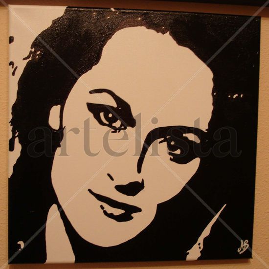 Meryl Streep Acrylic Canvas Portrait