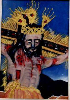 El Señor de los milagros de Buga Oil Canvas Landscaping