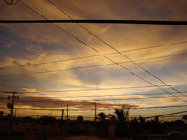 Atardecer entre lineas