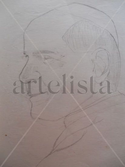 Juan Pablo II Charcoal