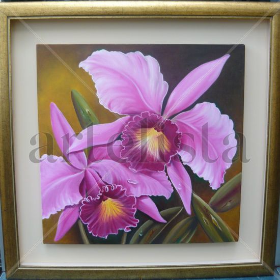 Orquideas Oil Canvas Landscaping