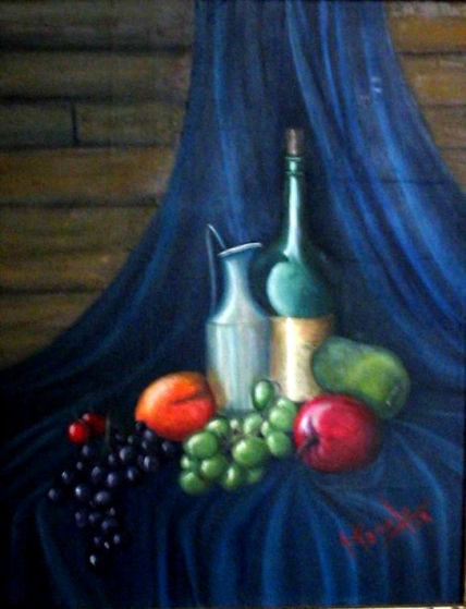 Bodegón vino