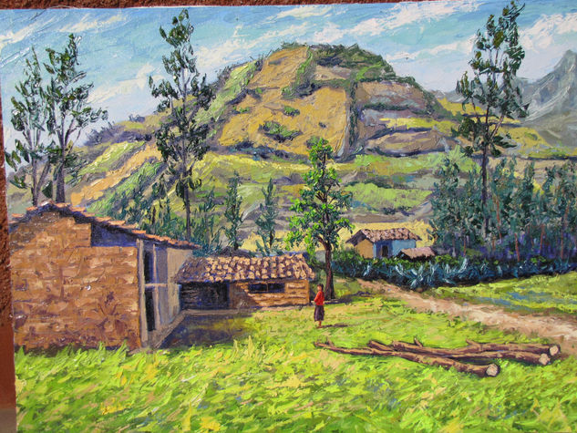 LLUCHUMARCA Oil Canvas Landscaping