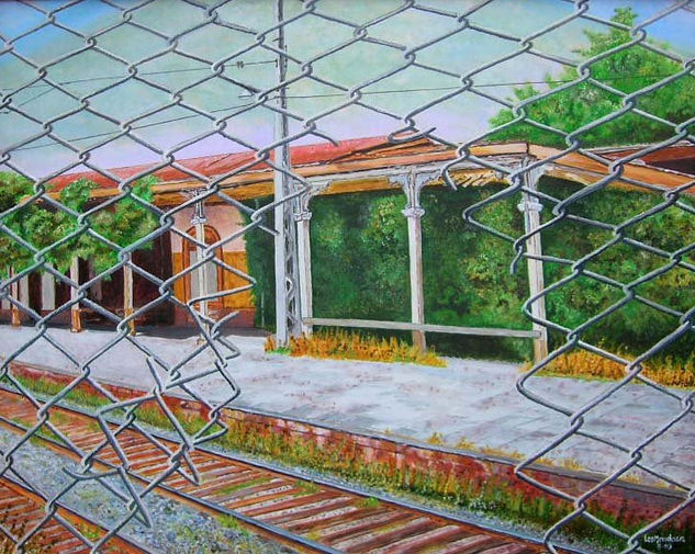 Estación de Limache Acrylic Canvas Others