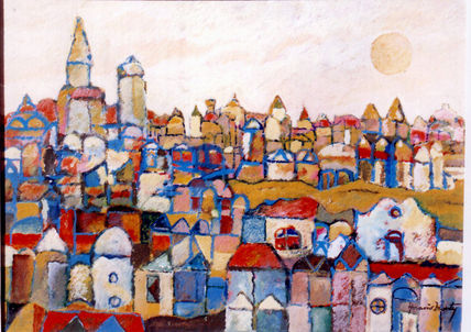 " paisaje ocre"