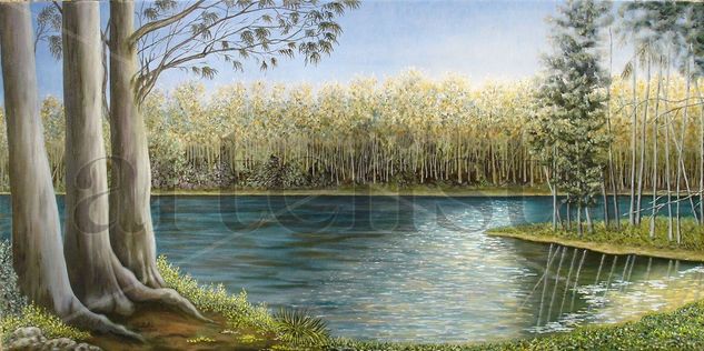 Laguna Verde Oil Canvas Landscaping