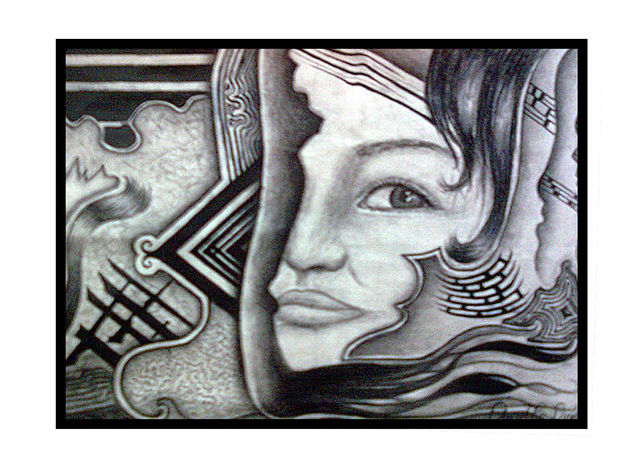 abstracto a carboncillo Charcoal