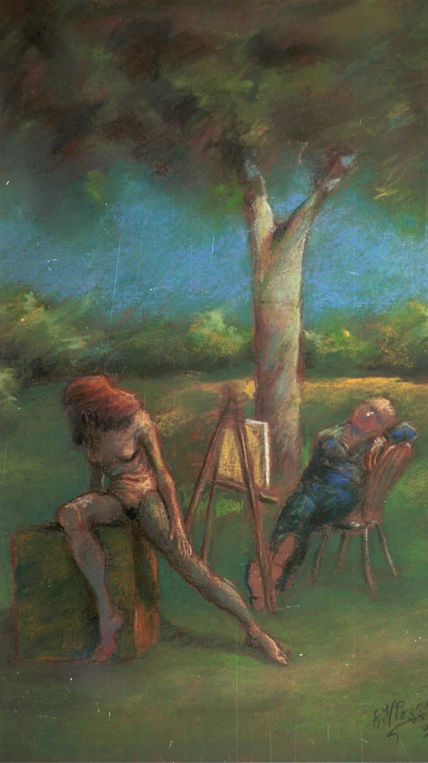 El pintor dormido