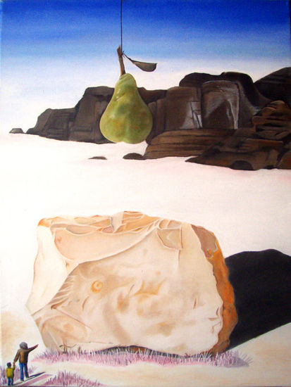 METEORIT / METEORITO Oil Canvas Still Life Paintings