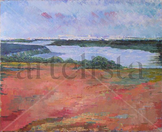 Marismas del Tinto Oil Canvas Landscaping