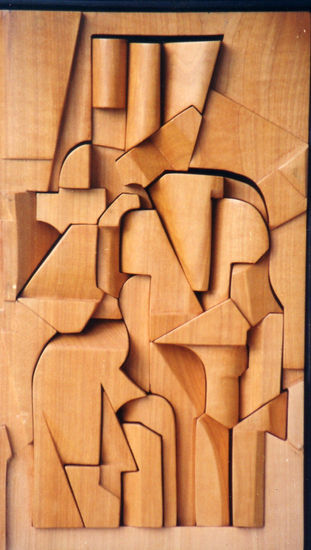 " PERSONAJE DEL PODER Wood Abstract