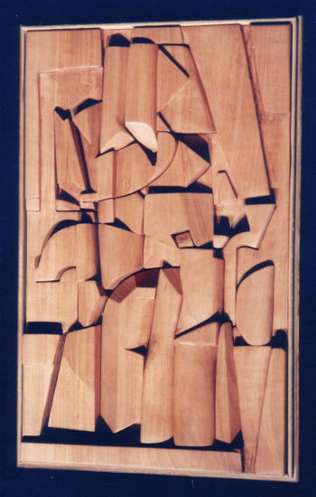 " PERSONAJE DE LA LEY" Wood Abstract