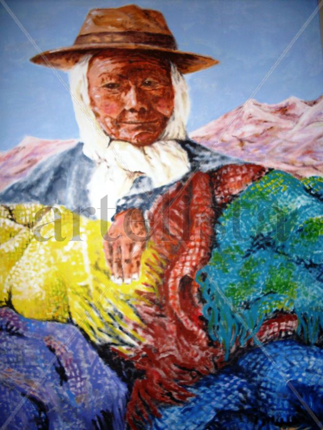 vendedora de tejidos