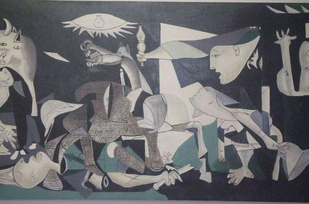 Guernica 2 Óleo Lienzo Figura