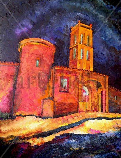 Mezquita Oil Canvas Landscaping