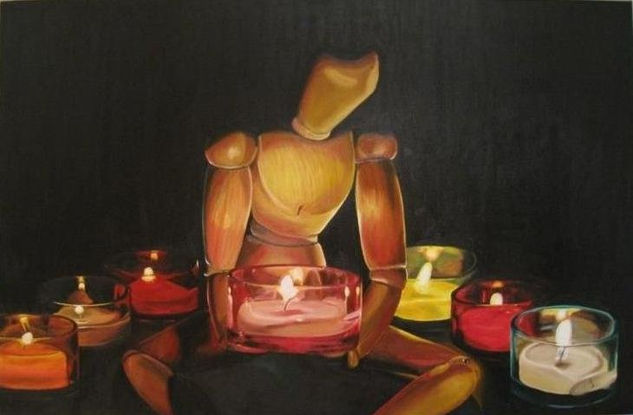 cuando las velas se apaguen... Oil Canvas Others